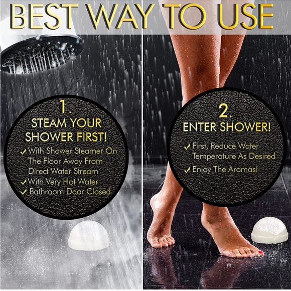 Crafts and the City luxury aromatherapy shower steamers gift set of six 🚿 - Picture 2 of 5